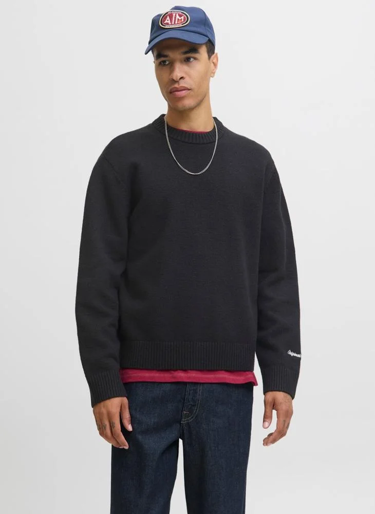 JACK & JONES Casual Crew Neck Sweater