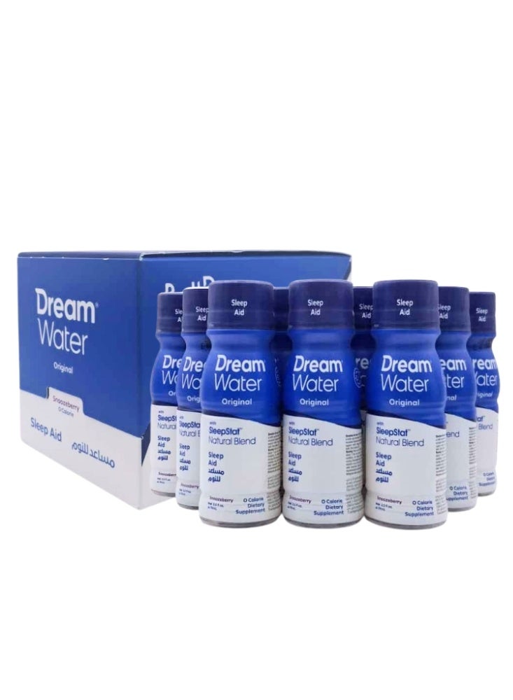 Dream Water Original With SleepStat Natural Blend Snoozeberry Sleep Aid 12 Counts - Image 3