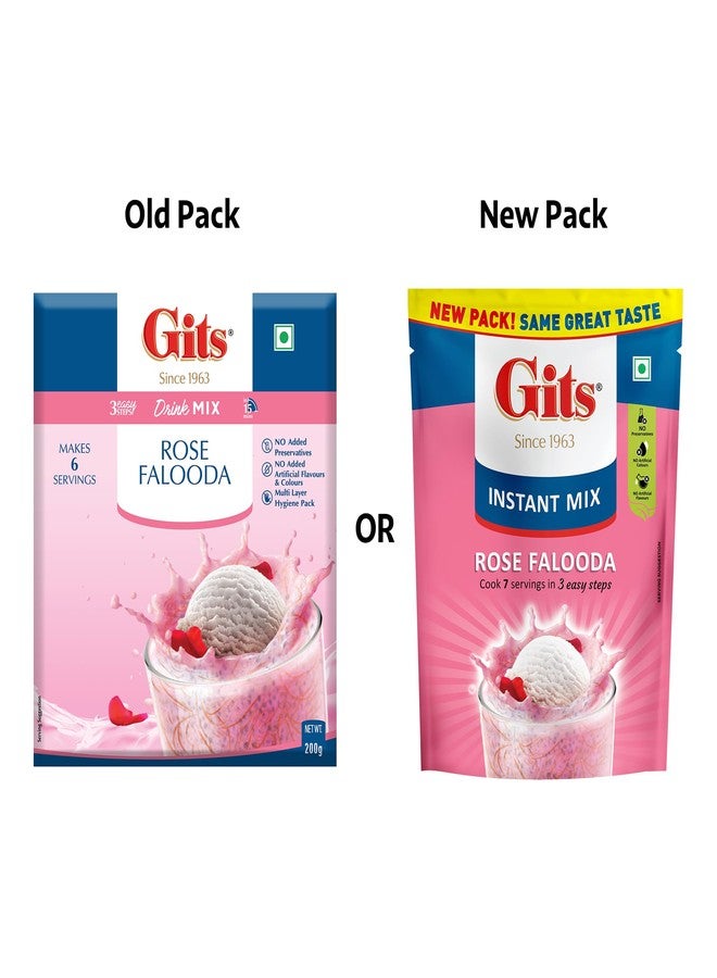 Gits Falooda Mix, Rose, 200g - Image 2