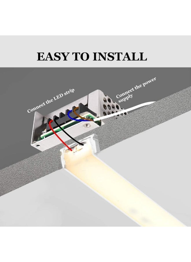 Poaker 2 Meter Led Profile Aluminum Frame Durable, Sleek, And Versatile Solution For Residential And Commercial Led Lighting (Medium Type)  - Image 3