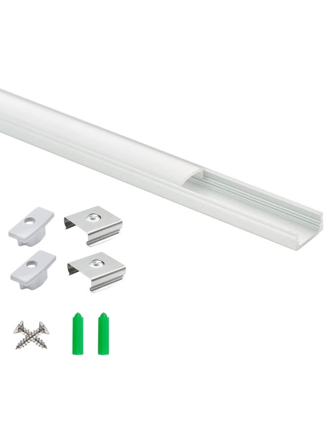 Poaker 2 Meter Led Profile Aluminum Frame Durable, Sleek, And Versatile Solution For Residential And Commercial Led Lighting (Medium Type)  - Image 1