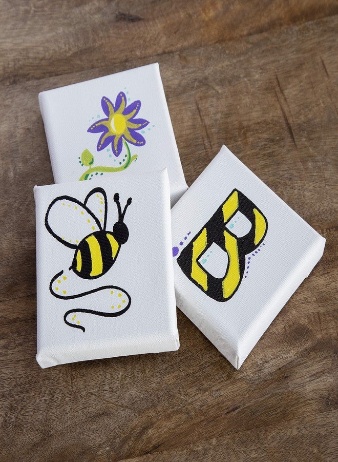 Brilliant Bee قلم طلاء أكريليك - أقلام تلوين رائعة للنقش على الصخور والزجاج والسيراميك والخشب والقماش والورق - طرف فرشاة شعيرية رفيعة 2 مم، مقاومة للماء، لون دائم - 24 عبوة - Image 5