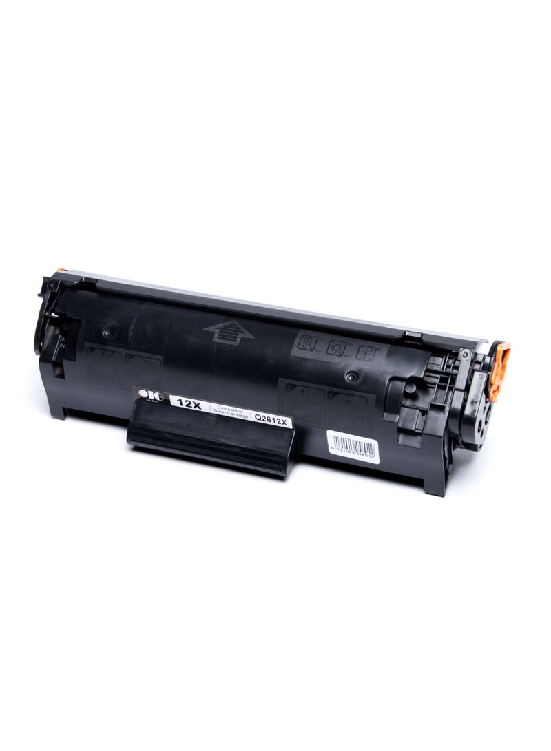 IG Compatible Black Toner Cartridge – Q2612X – For HP LaserJet 1010 / 1012 / 1015 / 1020 / 1022 / 3015 / 3020 / 3030 – Up to 3,000 Pages - Image 2