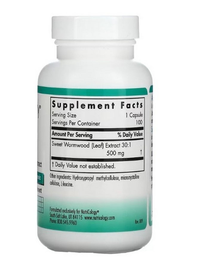 نوتريكولوجي Artemisia 100 Vegetarian Capsules - Image 2