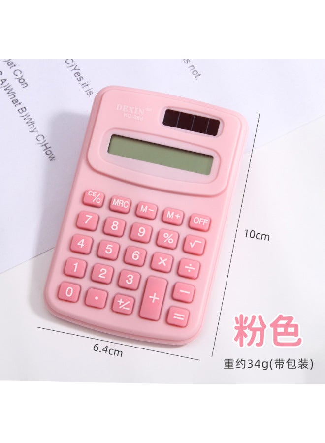 Mini Color Calculator Cute Student-specific Small Portable High-value Silent Sound Arithmetic Computer Stationery