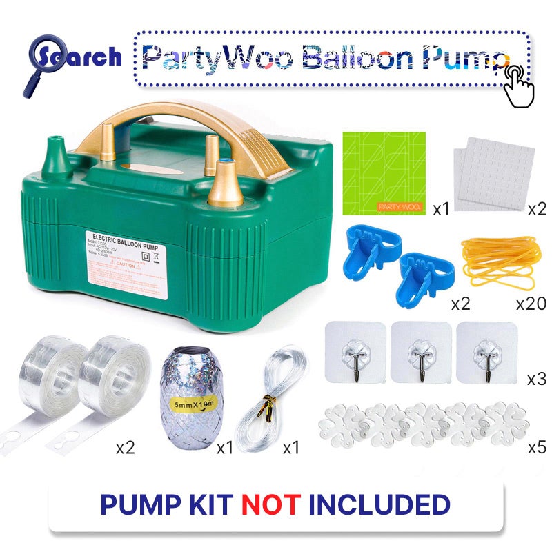 PartyWoo Black Balloons 140 pcs Different Sizes of 18 12 10 5 Inch Black Balloons Arch Kit Garland for Baby Shower Birthday Graduation Casino Gaming Anniversary Retirement Party Decorations Black-Y18 - Image 4