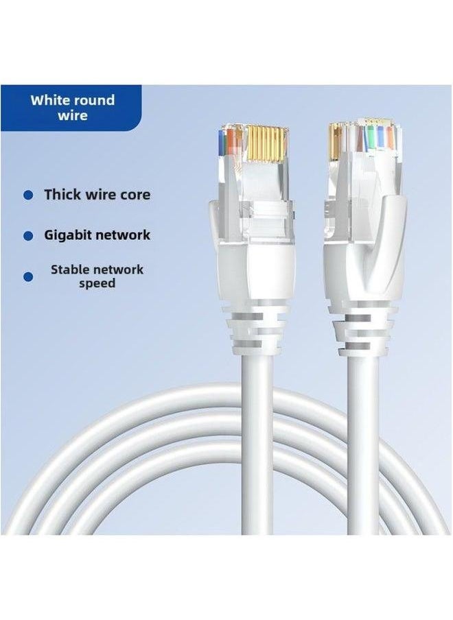 Generic Super Six Types Of Network Cable Finished Gigabit Computer Jumper Cat6 With Crystal Head 8 Core Twisted 1 Meter Route 20 Meters Monitoring-Color:Royal Blue-Line Length:1m  - Image 4