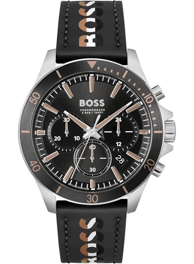 BOSS Analog Black Dial Men's Watch-1514121 - Image 1