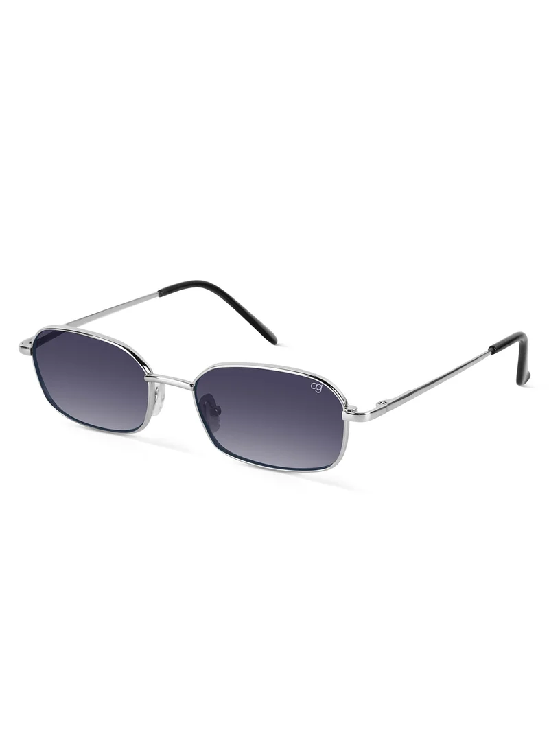 Woggles Canopus Gradient Black Hexagonal Sunglasses