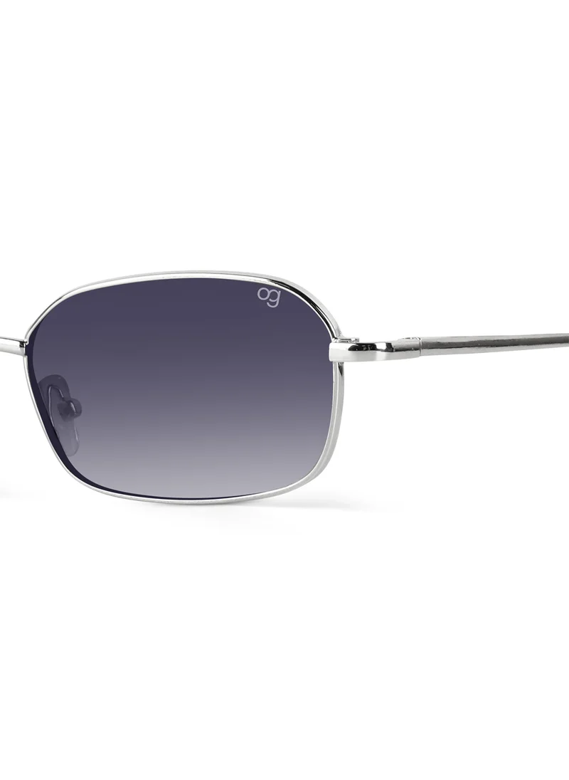 Woggles Canopus Gradient Black Hexagonal Sunglasses