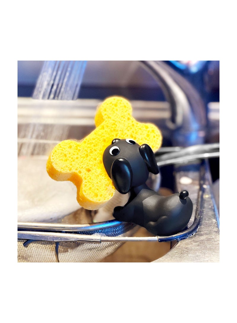 PYLONES Clean Sponge Holder Black  - Image 2