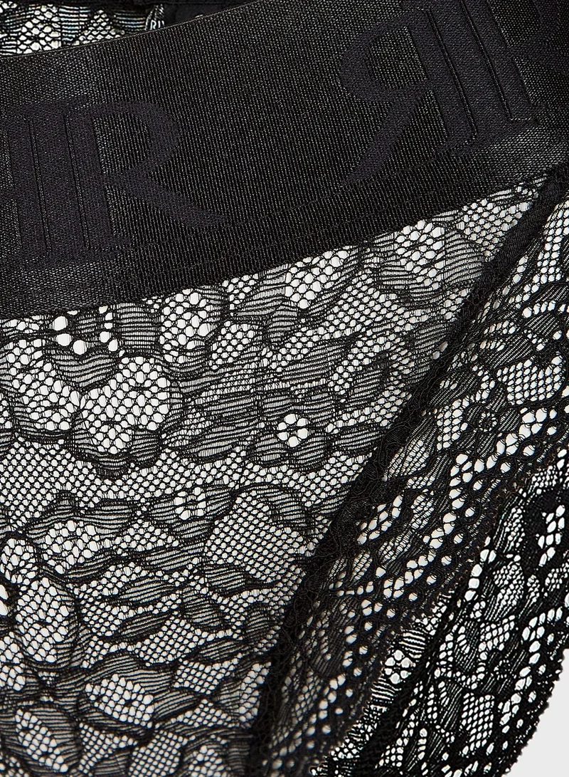 RIVER ISLAND Lace Detail Brief