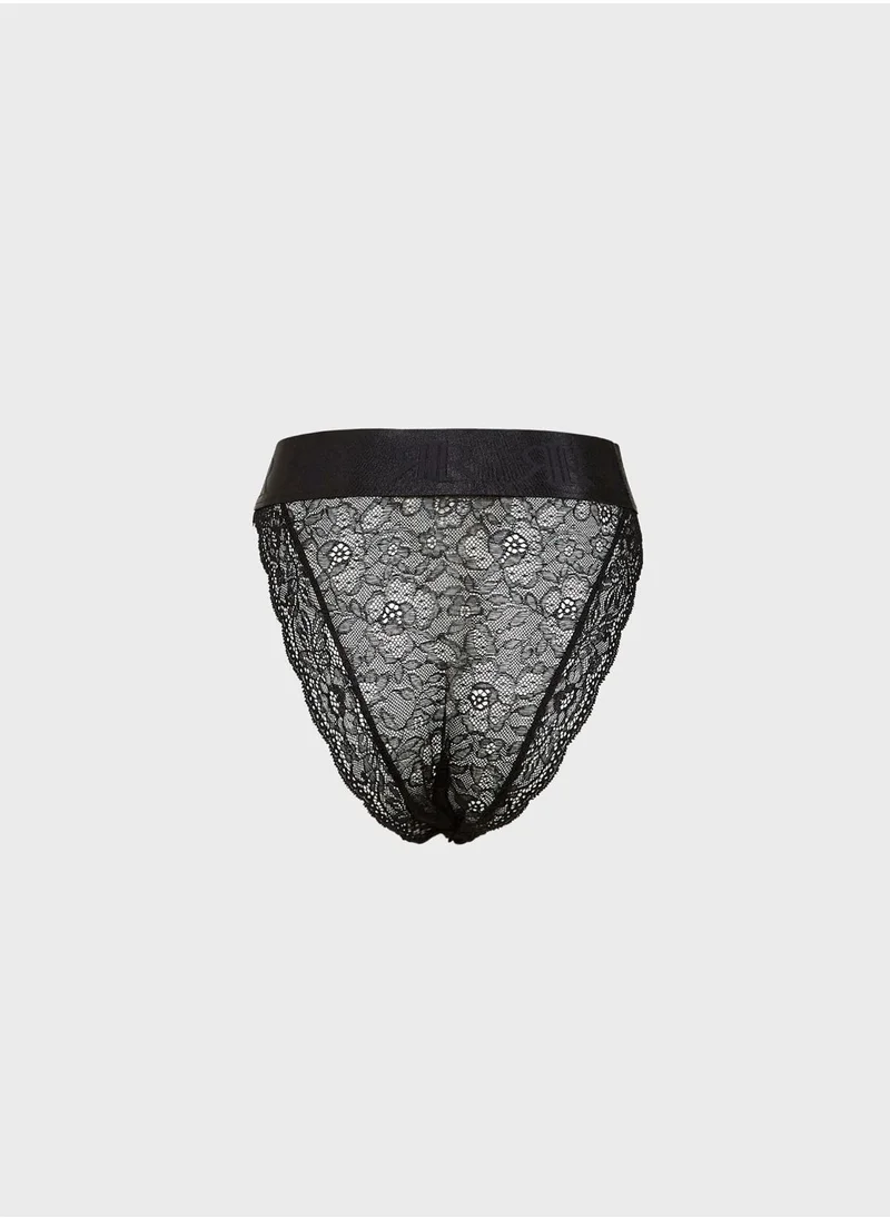 RIVER ISLAND Lace Detail Brief