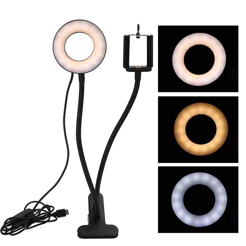 كلاراكو حلقة إضاءة قابلة للتعديل للبث المباشر، إضاءة مرنة لتصوير السيلفي في الاستوديو، تصوير حفلات الزفاف، تصوير المنتجات، تصوير الأفلام الصغيرة - Image 4