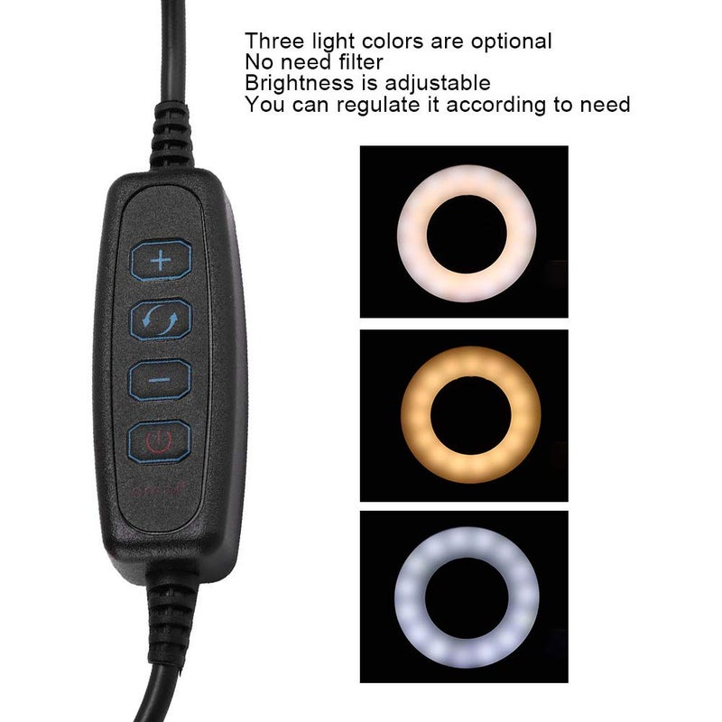 كلاراكو حلقة إضاءة قابلة للتعديل للبث المباشر، إضاءة مرنة لتصوير السيلفي في الاستوديو، تصوير حفلات الزفاف، تصوير المنتجات، تصوير الأفلام الصغيرة - Image 3