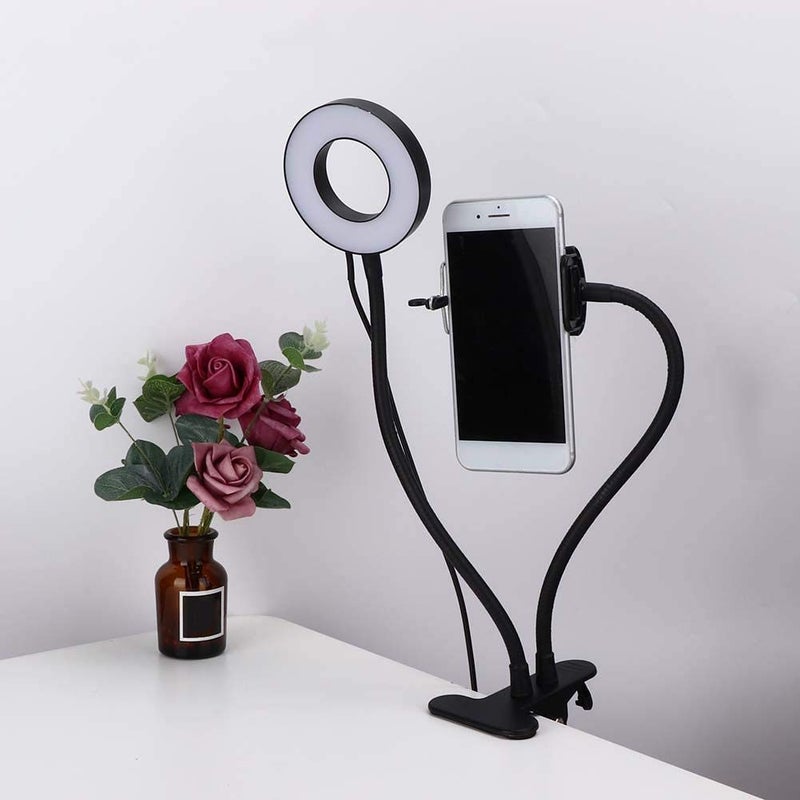 كلاراكو حلقة إضاءة قابلة للتعديل للبث المباشر، إضاءة مرنة لتصوير السيلفي في الاستوديو، تصوير حفلات الزفاف، تصوير المنتجات، تصوير الأفلام الصغيرة - Image 5