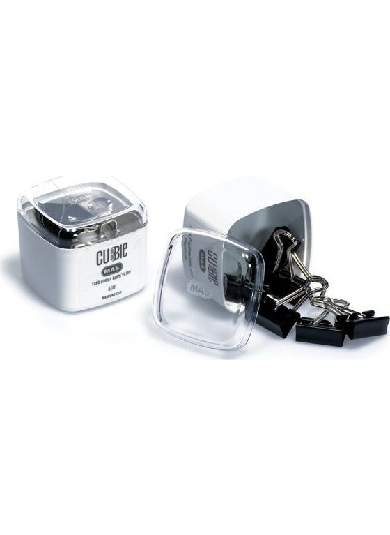 MAS 1260 Clamp (Clip) Omega Steel Cubbie 19 Mm Black 