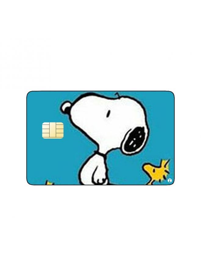 BP - PRINTED BANK CARD STICKER Animation Snoopy From The Peanuts By Disney - Image 1
