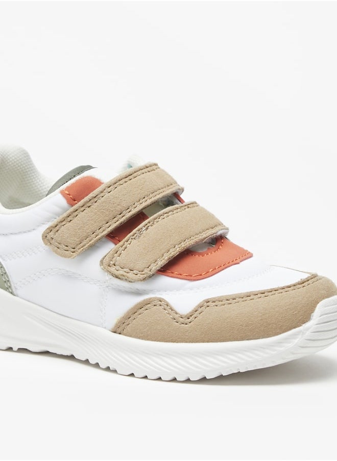 LBL by Shoexpress - Boy's Textured Sneakers with Hook and Loop Closure - Image 1