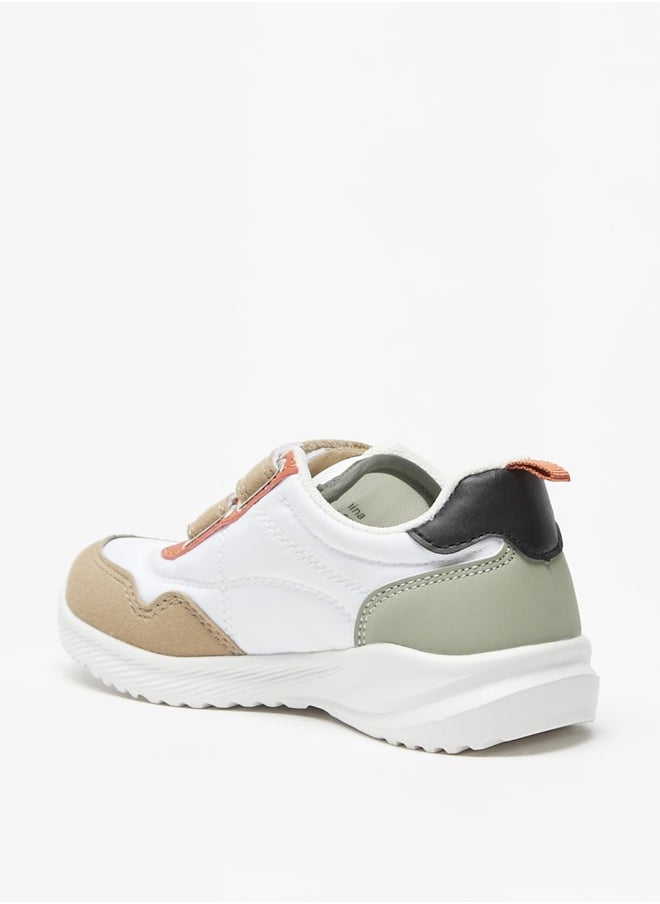 LBL by Shoexpress - Boy's Textured Sneakers with Hook and Loop Closure - Image 1