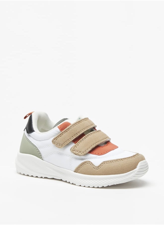 LBL by Shoexpress - Boy's Textured Sneakers with Hook and Loop Closure - Image 1
