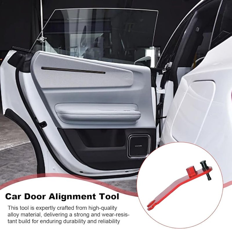 أداة ضبط مفصلات السبائك الثقيلة الحمراء، محاذي الأبواب، جهاز إصلاح السيارات - Image 5
