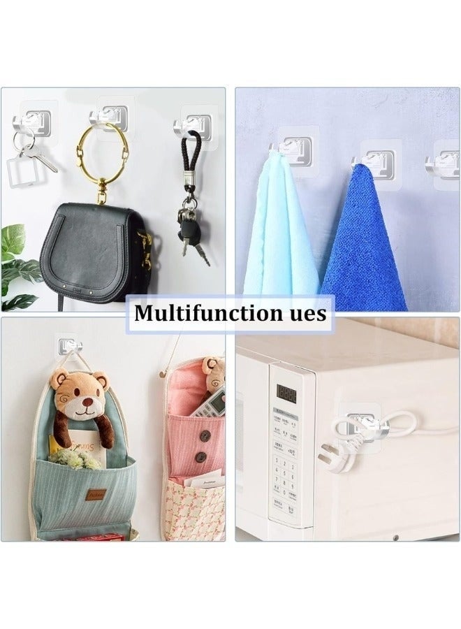 Happy Home 8 Pieces No Drilling Curtain Holder, Self Adhesive Hooks for Poreless Curtain Holder, Curtain Hangers for Bathroom, Kitchen, Home, Bathroom, Hotel - Image 5