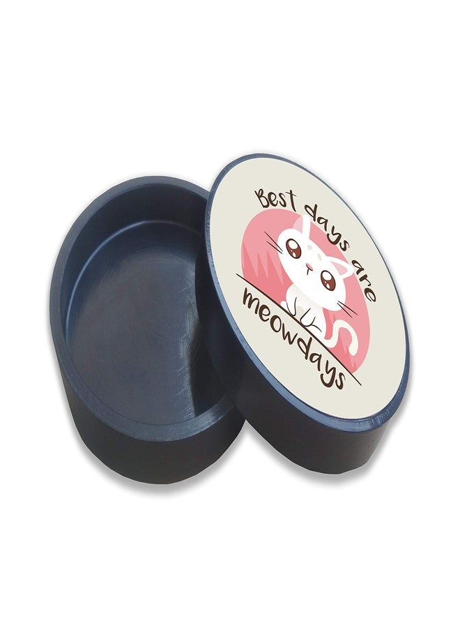 Tinywalk New cat plusy Coaster Wooden Printed Coaster (4X4) inch Set of 6 Pieces - Image 3