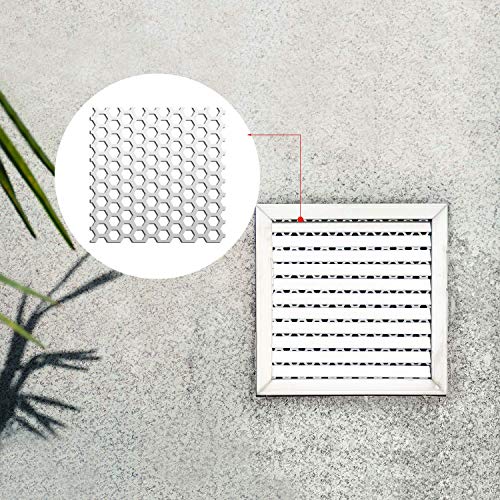 Sunshane 2 Pack 4 Inch Dryer Vent Grill Bird Guard Insert Stop Birds Nesting in Bathroom Exhaust Vent and Dryer Vent - Image 4