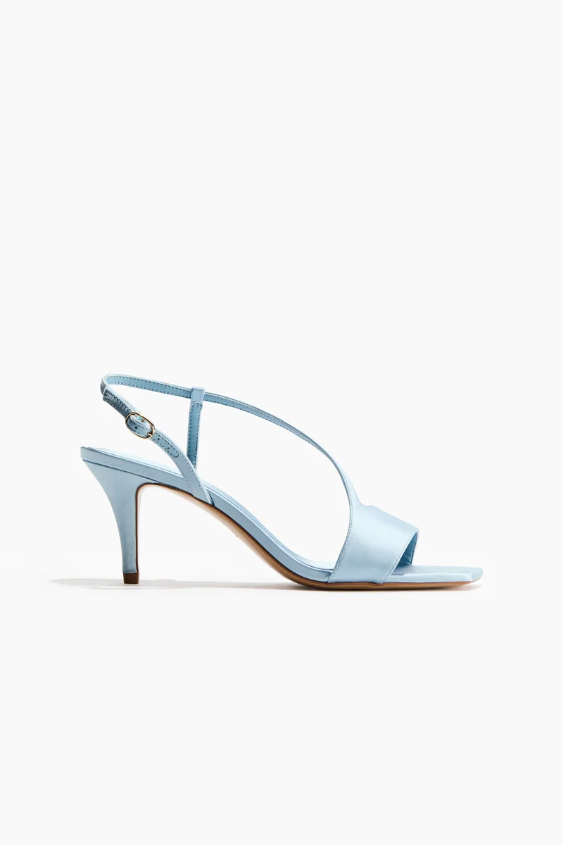 Heeled strappy sandals