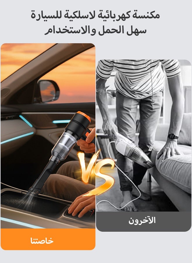 Cordless Handheld Vacuum Cleaner, 14000PA High Power Strong Suction Handheld Vacuum With 26000 mAh*2 battery, 4 in 1 Compressed Air Dust Collector, Blower, Handheld Vacuum Cleaner with Brushless Motor for Car, Home, Office, Camping - Image 2