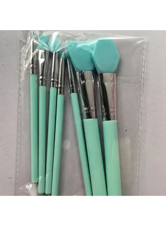 Mint Green 7Pcs Applicator Set For Epoxy Resin Art And Cream Cosmetics - Image 1