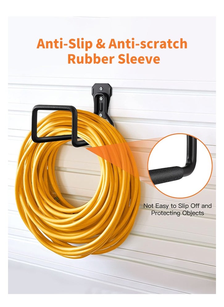 XiuWoo Garden Hose Holder Wall Mount - Metal Hose Wall Hanger Water Hose Holders for Outside, Heavy Duty Hose Hook for Garden Hose, Expandable Hose, Hose Reel, Water Hose, Extension Hose  - Image 4