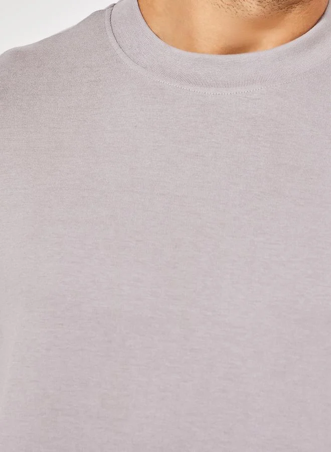 Styli Styli Back Applique Detail Pure Cotton Boxy T-Shirt