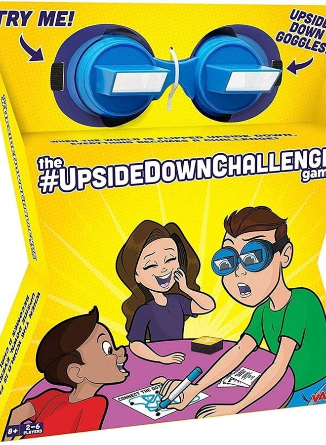 Vango The Upside Down Challenge Game - Draw, High Five and Fun Challenges with Special Upside Down Goggles - Image 1