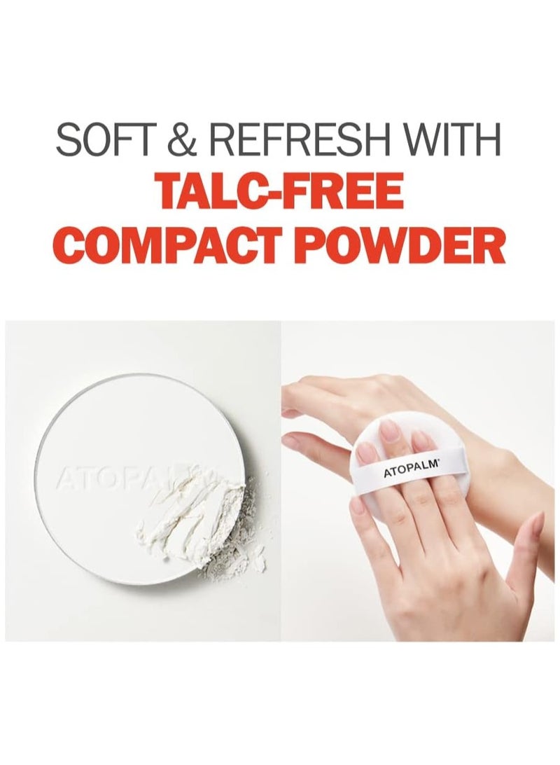Atopalm ATOPALM Derma Soothing Powder Pact Talc Free Baby Dusting Powder with Cornstarch and Panthenol for Calming Sweat Rash to Prevent Prickly Heat 23g  - Image 3