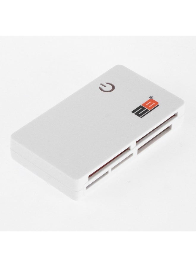 2بي قارئ بطاقات USB 2.0 متعدد الاستخدامات بسرعة 480 ميجابت/ثانية موديل CR003 - أبيض - Image 4