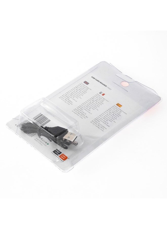 2بي قارئ بطاقات USB 2.0 متعدد الاستخدامات بسرعة 480 ميجابت/ثانية موديل CR003 - أبيض - Image 3