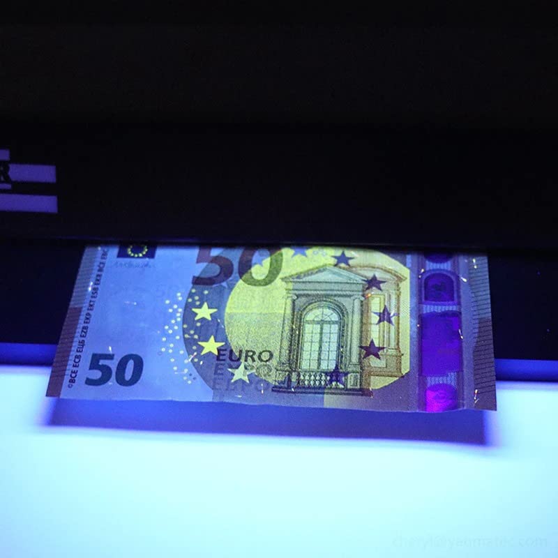 Smars® Portable Desktop Counterfeit Fake Note Detector Cash Money Currency Banknotes Notes Checker Ultraviolet Uv Lamp Watermark Machine - Image 3
