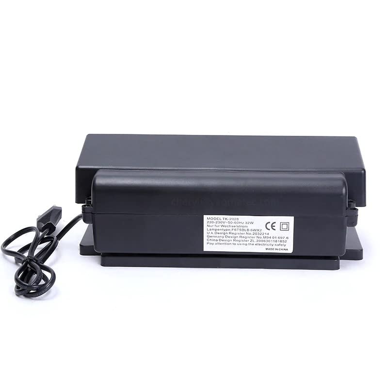 Smars® Portable Desktop Counterfeit Fake Note Detector Cash Money Currency Banknotes Notes Checker Ultraviolet Uv Lamp Watermark Machine - Image 4