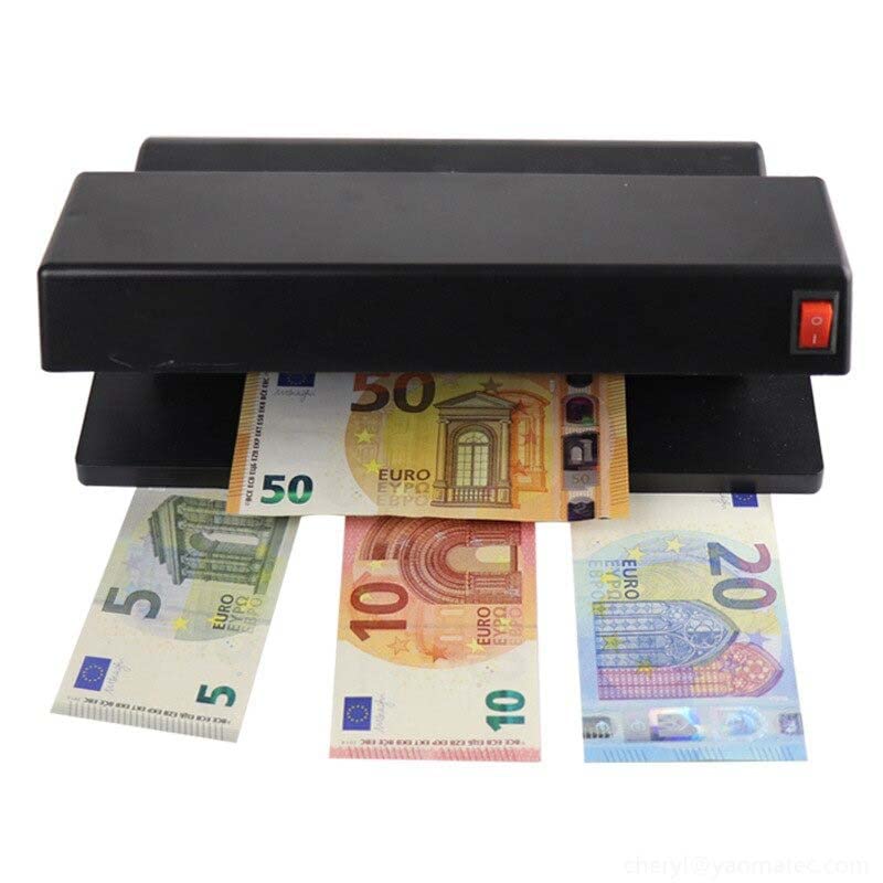 Smars® Portable Desktop Counterfeit Fake Note Detector Cash Money Currency Banknotes Notes Checker Ultraviolet Uv Lamp Watermark Machine - Image 1