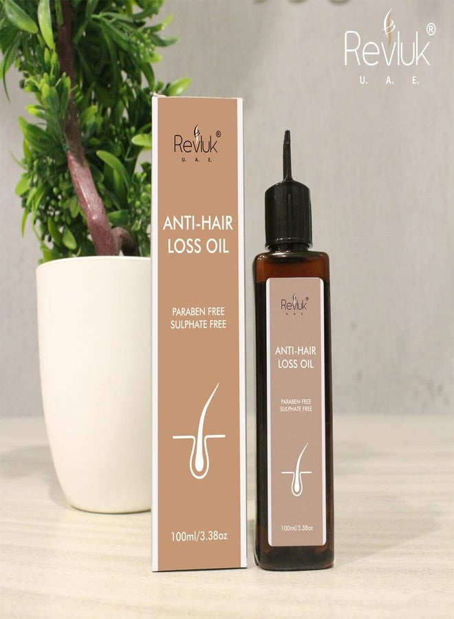 Revluk Anti Hair Loss Hair Oil for Hair Growth & Hair Fall Control | Natural Hair Oil with Onion, Rosemary & Almond Oils | Sulfate-Free, Non-Sticky Formula for Men & Women|100 ml - Image 3