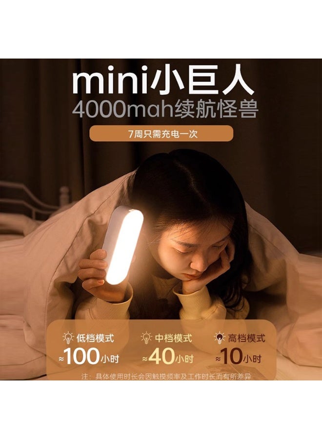 Magnetic bedside reading lamp | Three-level dimming rechargeable desk lamp |  Bedroom bedside sleep lamp | Bedside reading light | USB charging, Wireless and portable. - Image 1