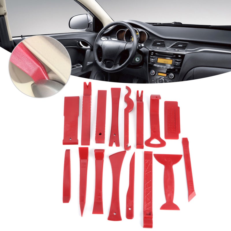 Trim Removal Tool: 1 Set POM Material Anti-Scratch Labor-Saving - Heat-Resistant Sturdy Car Panel Remover for Car Interior Disassembly, Dashboard & Audio System Repair - Image 5