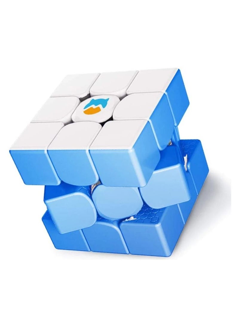 GANCUBE Monster Go by GAN 3x3 Cloud Blue colour Trainer Cube - Image 1