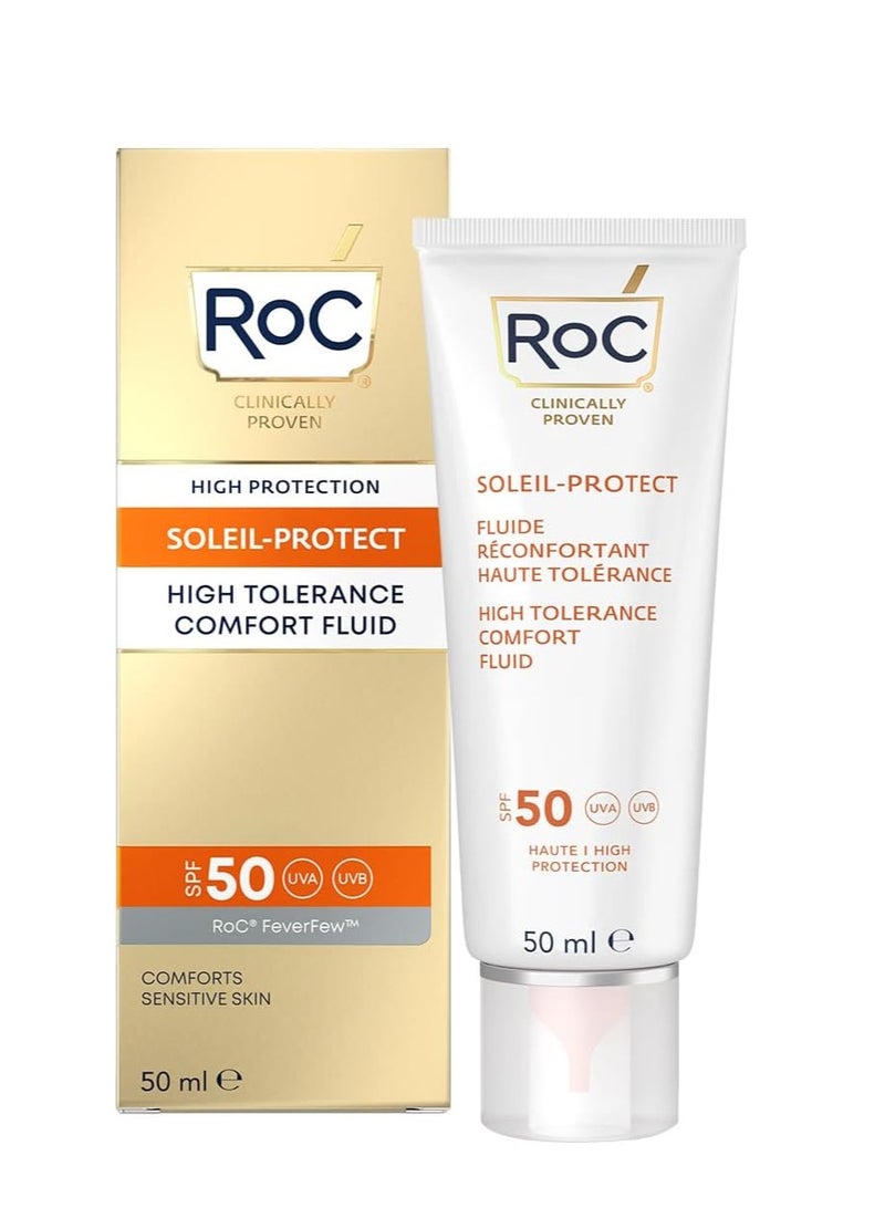 RoC SOLEIL-PROTECT HIGH TOLERANCE COMFORT FLUID SPF50+ 50ML