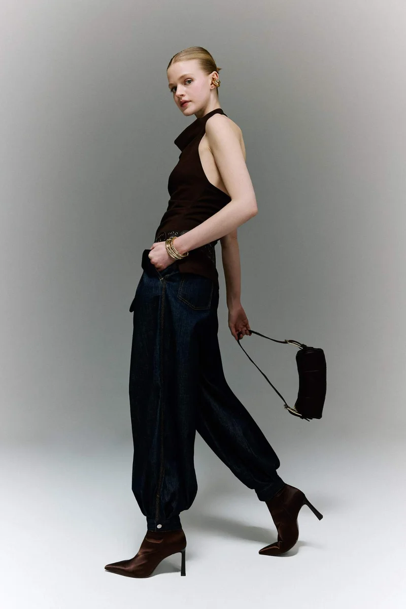 DeFacto Afra x Defacto Balloon Fit High Waist Jeans