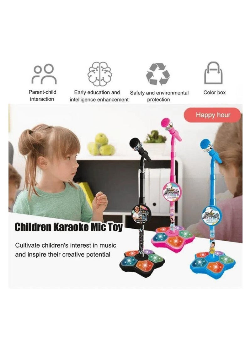 Kids Microphone Toy with Stand, Enhanced Connectivity for MP3, Mobile Phone, Karaoke Machine for Kids,Birthday Gift for Girls and Boys | Toy for Kids Ages 4, 5, 6, 7, 8+ Years Old - Image 4