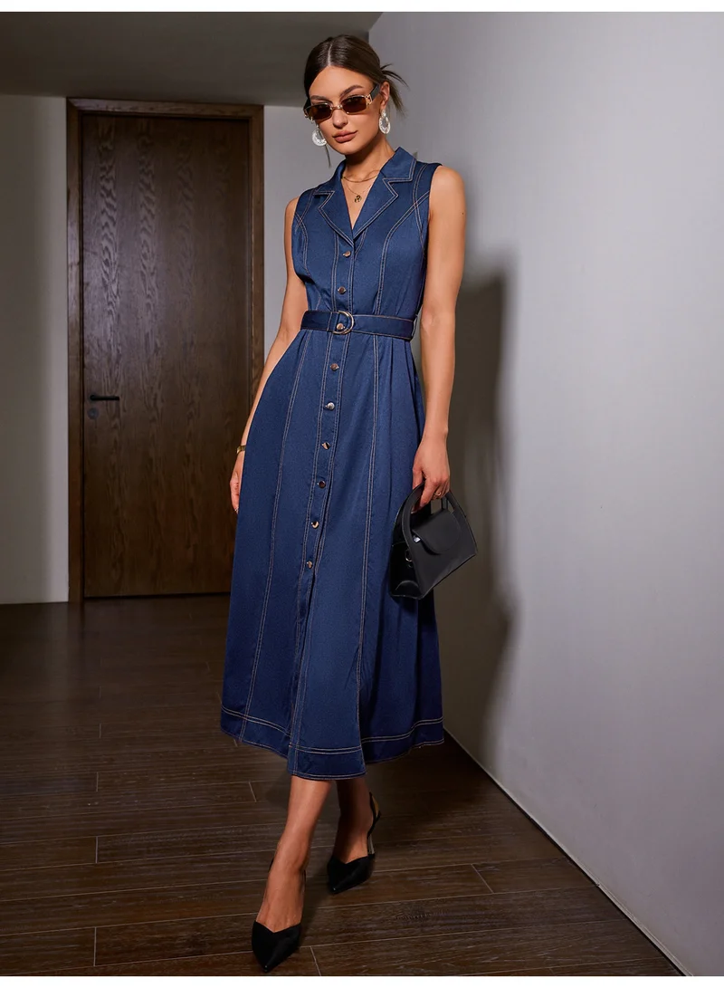 SIMPLEE Women's Summer Elegant DressLight & Comfortable Lightweight Cotton Blend Perfect for Outings