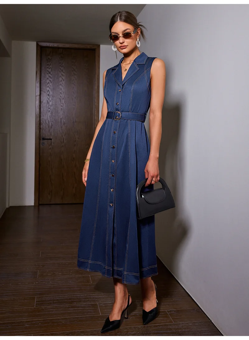 SIMPLEE Women's Summer Elegant DressLight & Comfortable Lightweight Cotton Blend Perfect for Outings
